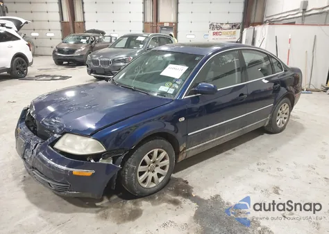 2003 Volkswagen Passat Gls from USA, damaged, VIN WVWPD63B93P247158